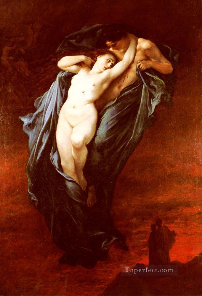 Paolo And Francesca Da Rimini Gustave Dore Oil Paintings
